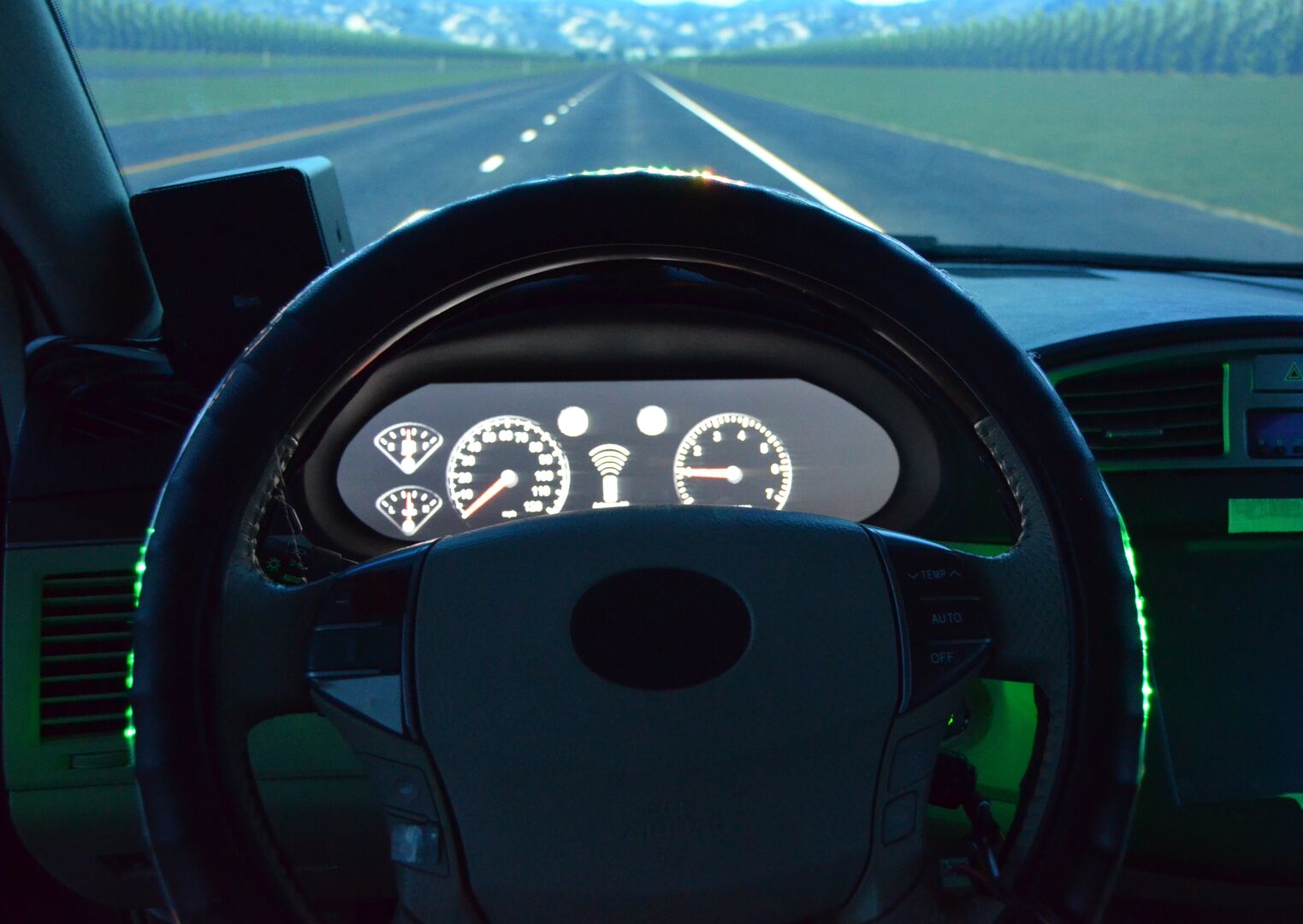 LED Steering wheel project cover